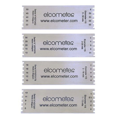 PEINES PARA PELÍCULA HÚMEDA ACERO INOXIDABLE ELCOMETER 115